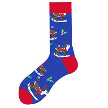Cozy Christmas Fun Socks