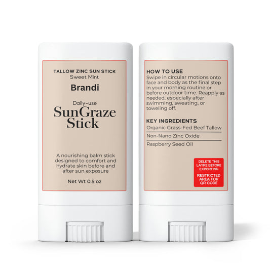 2 Pack Tallow Zinc Sun Stick