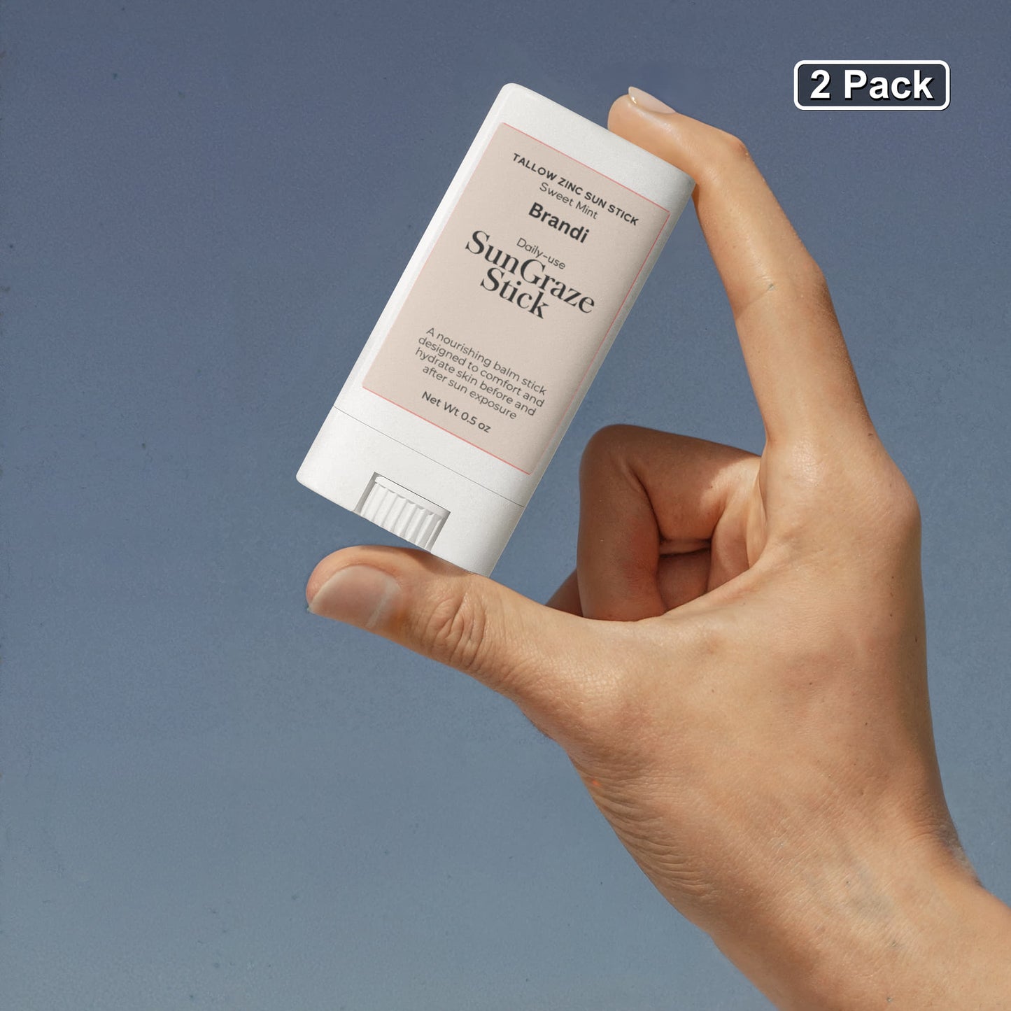 2 Pack Tallow Zinc Sun Stick
