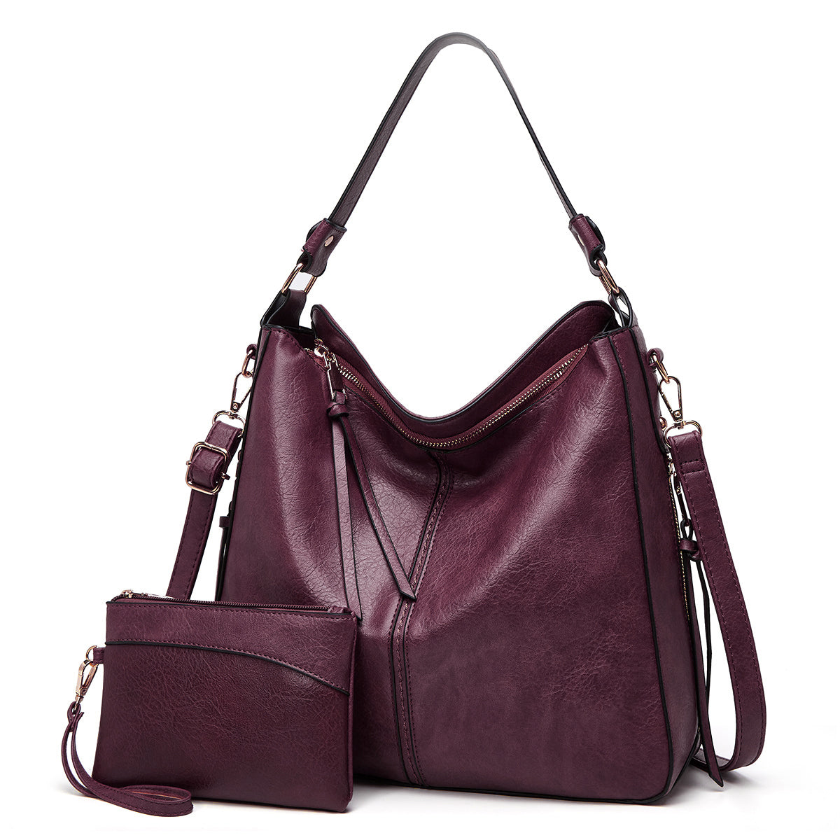 Chic Secure Leather Handbag