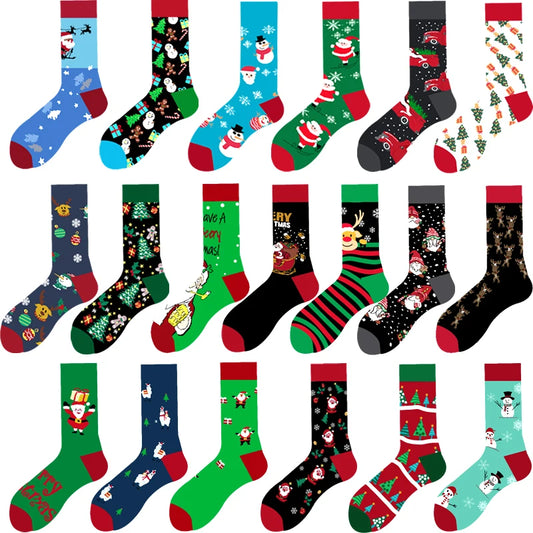 Cozy Christmas Fun Socks