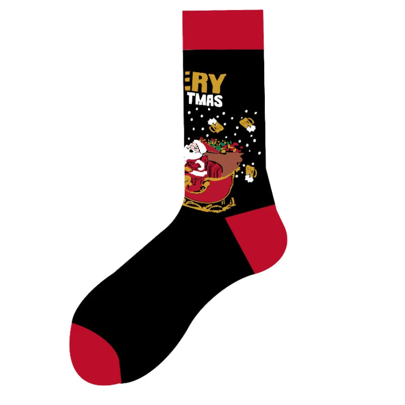 Cozy Christmas Fun Socks