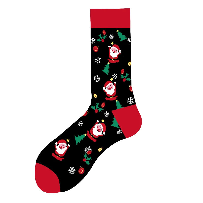 Cozy Christmas Fun Socks