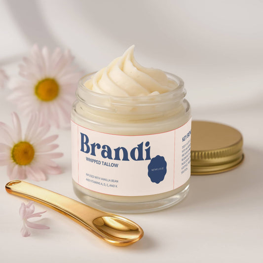 Whipped Grass-Fed Tallow Balm with Vanilla Bean